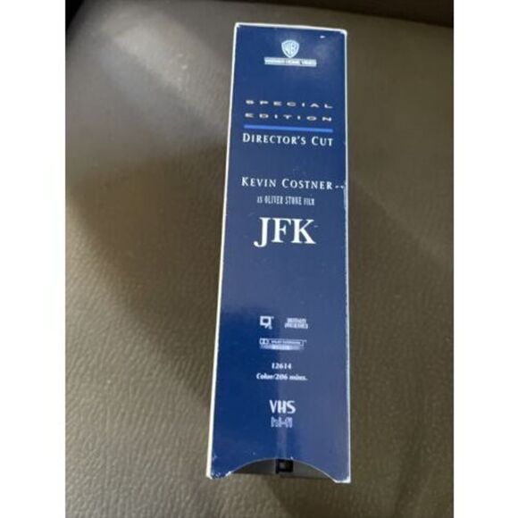 JFK (VHS, 1993, 2-Tape Set, Extended Directors Cut) Kevin Costner Special Edit - Picture 4 of 6